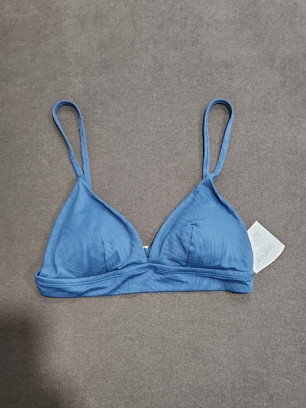 Shade & Shore Blue bikini Top.